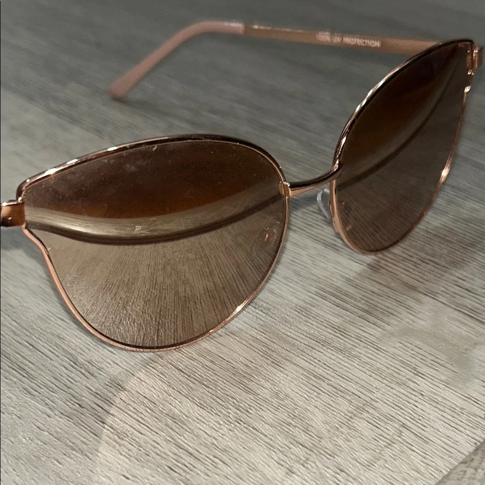 Rose Gold Sunglasses 100% UV Protection